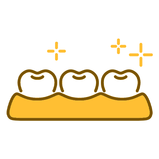 春日井市のあまり削らないブリッジ（ジルコニア接着ブリッジ）